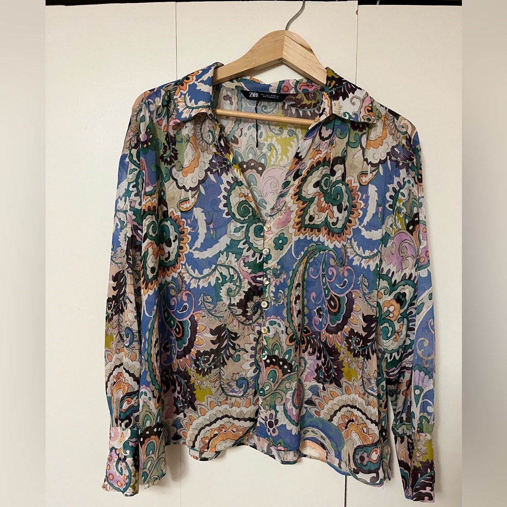 Paisley ZARA blouse